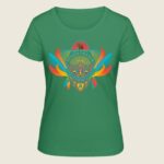 Koszulka Damska T-Shirt zielony (L) - Synesthesia