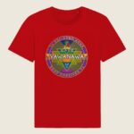 Koszulka Unisex T-Shirt czerwony (M) - Yawanawa