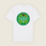 Koszulka Unisex T-Shirt białym (S i L)- Apurina Verde