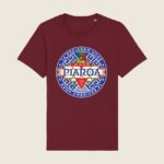 Koszulka Unisex T-Shirt bordo (S i M)- Piaroa